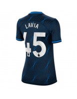 Chelsea Romeo Lavia #45 Venkovní Dres pro Dámské 2023-24 Krátký Rukáv